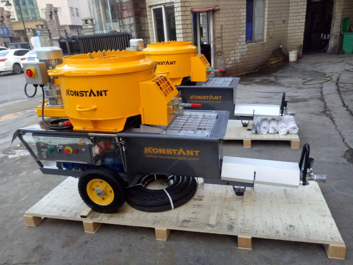 Piston Pump Mortar Plastering Machine/ Mortar Spraying Pump 4