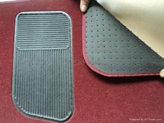 5pcs/set car floor mat Front: 70*50, Rear: 45*50, middle: 25*50cm