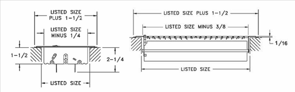 Floor Register ( Low Frame Configuration ) 2