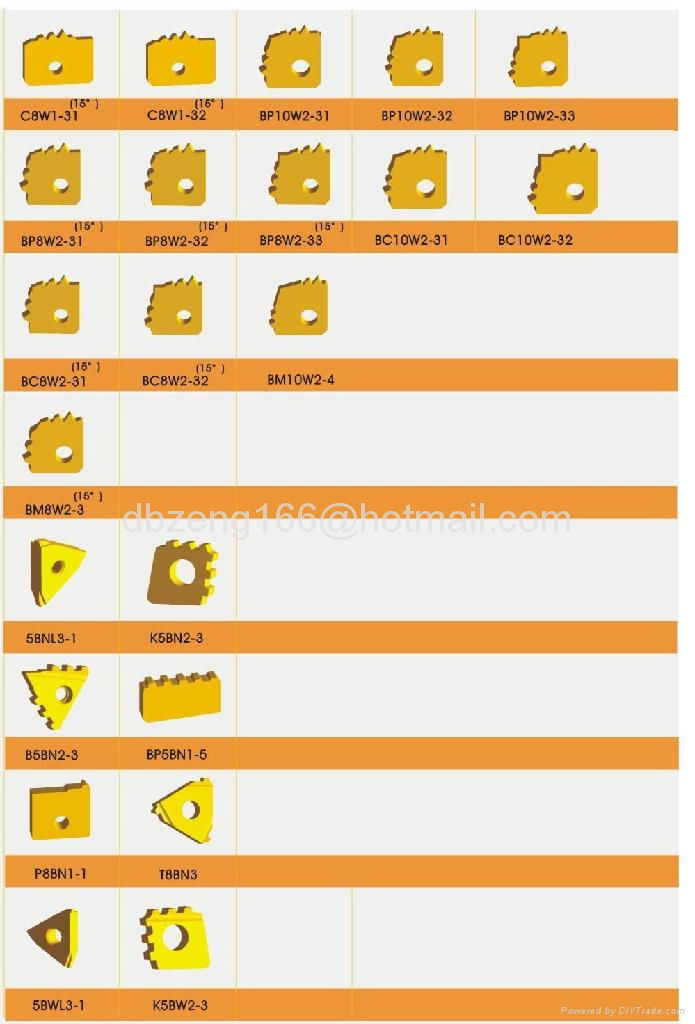 Carbide API Inserts 2