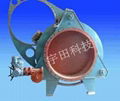 swing goggle valve for the gas pipeline