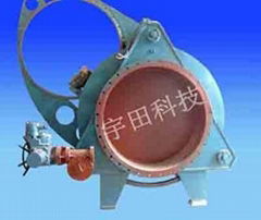 swing goggle valve for the gas pipeline system