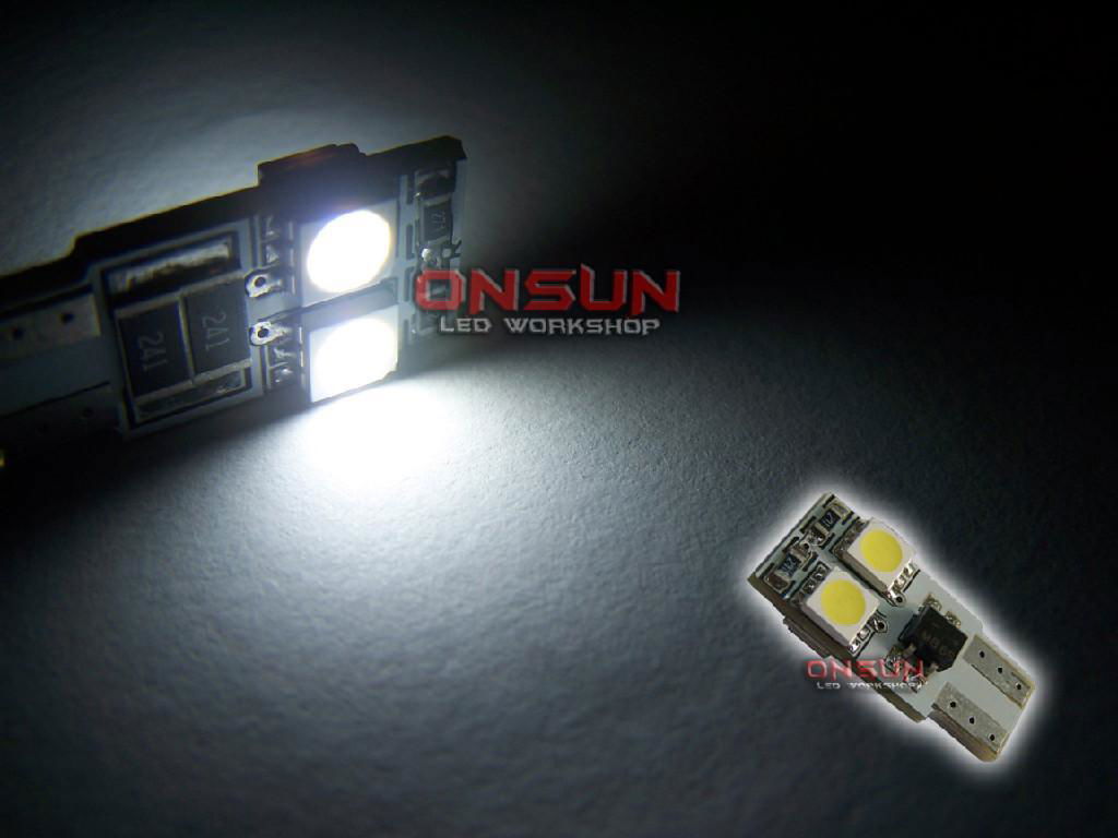 T10 CAN BUS LED bulb（4 SMD) 2