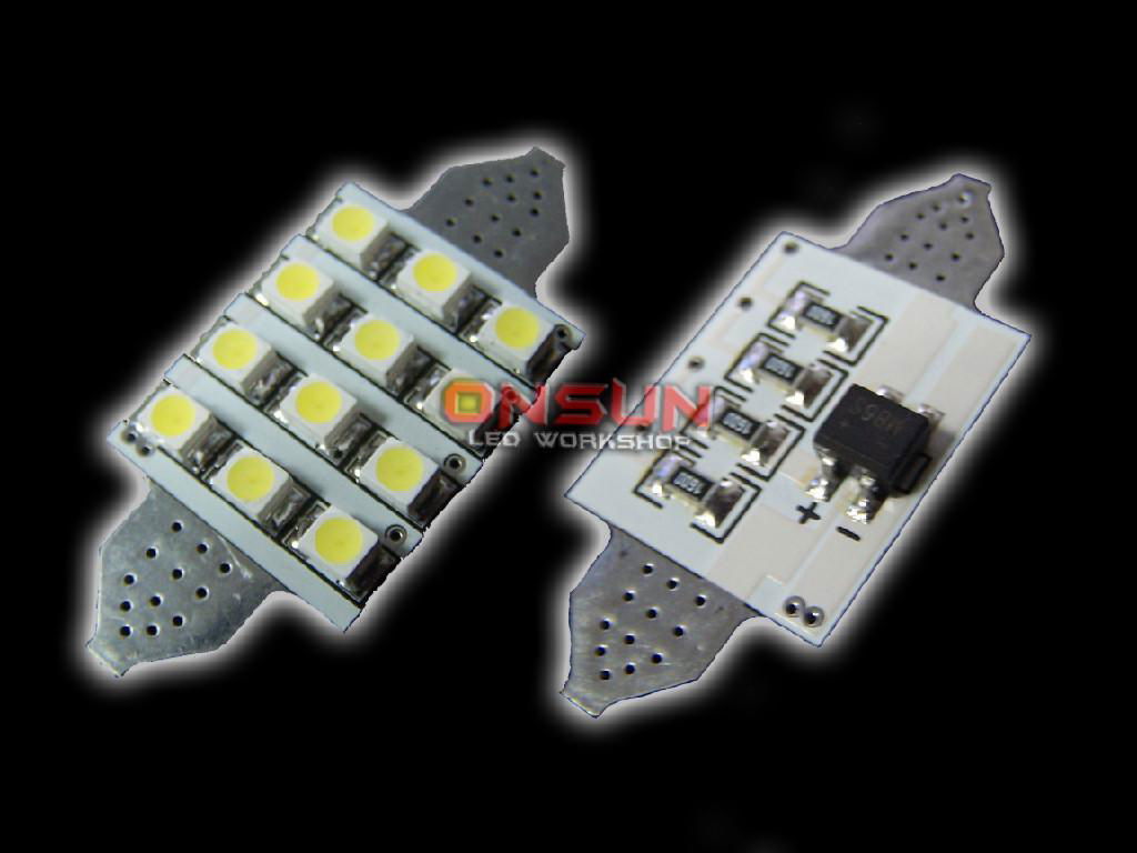 SMD 双尖 LED 车顶灯(6、12灯） 2