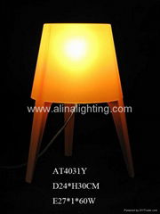 acrylic table lamp