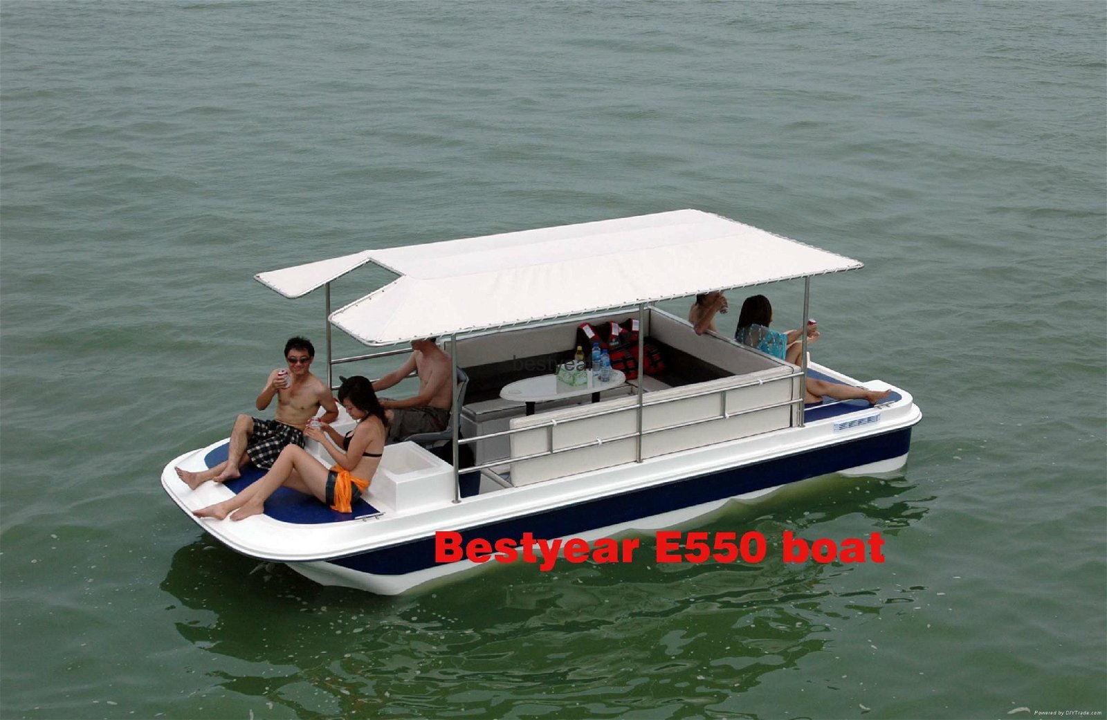 Pontoon boat catamaran boat 3