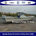 Large panga 35 fishing boat