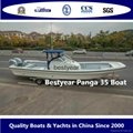 Large panga 35 fishing boat