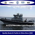 Rib1100 cabin boat 1