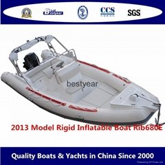2013 model Rib680E boat