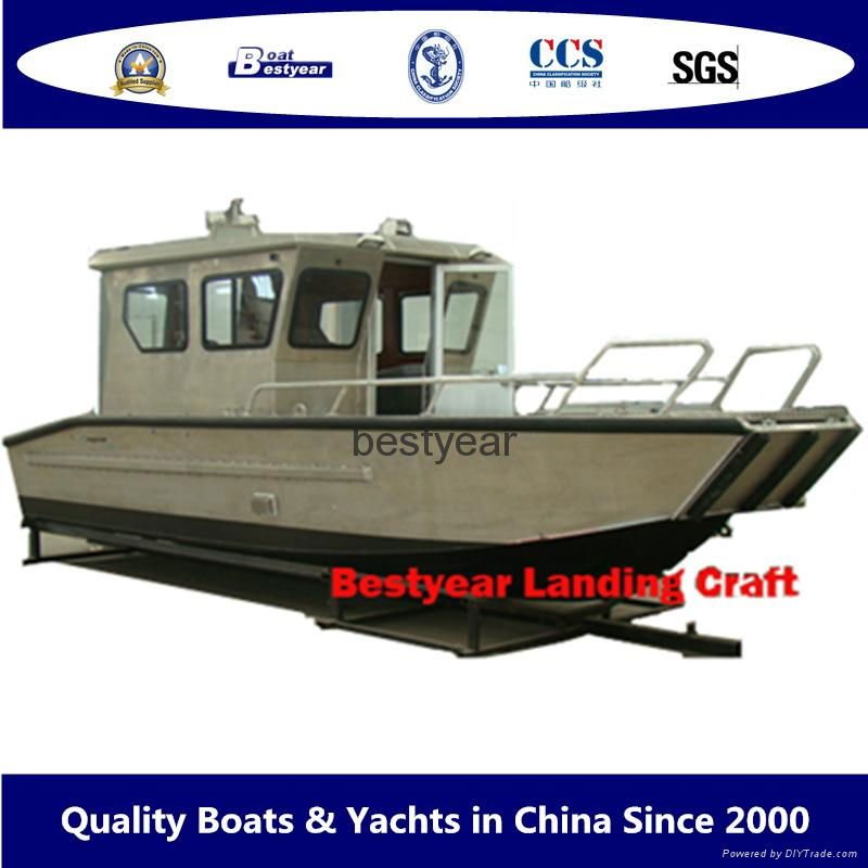 Alluminum alloy Working and Fishing Landing boat 3
