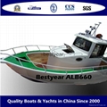 Aluminum pilot house fishing boat:ALB680