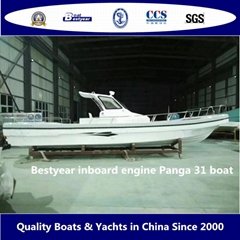 Bestyear Inboard Engine Panga 31 Fishing Boat