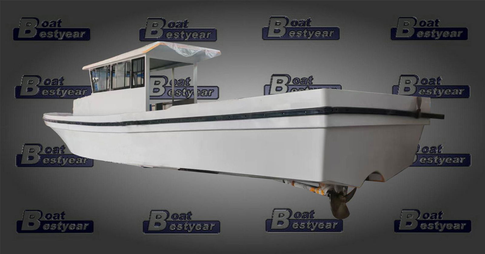 Bestyear inboard diesel engine Fiberglass Fishing Boat FB1180B 3