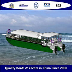 Bestyear Boat Aluminum Catamaran Passenger Boat PB1250B