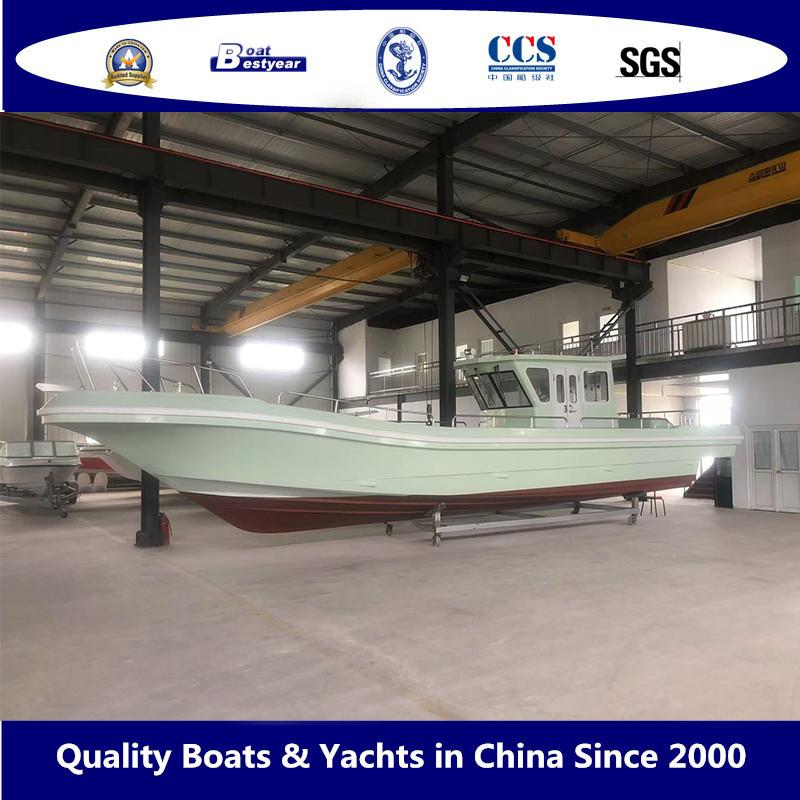 FB1300C Commercial Fiberglass Fishing Boat 5