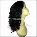 100% Indian Remy hair big body wave full lace wigs 1