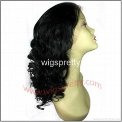 100% Indian Remy hair big body wave full lace wigs