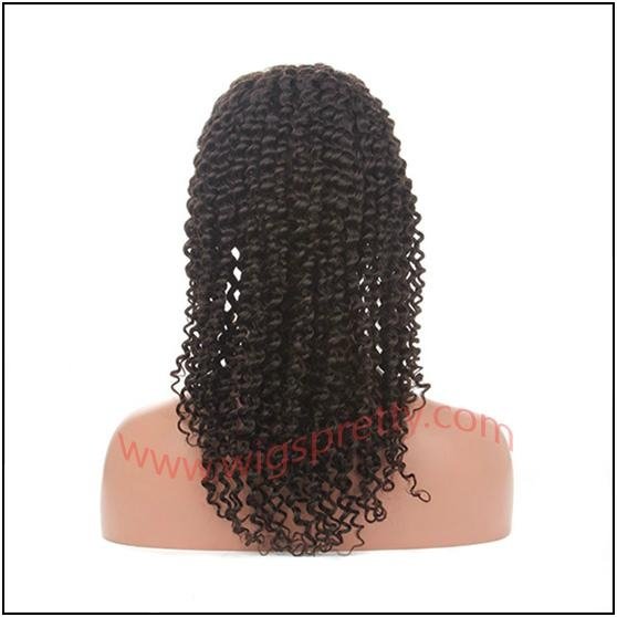 100% indian remy hair deep curl full lace wig