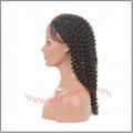 100% indian remy hair deep curl full lace wig 3