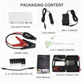 Emergency jump starter car tools car accessories with 10500mAh big capacity 8