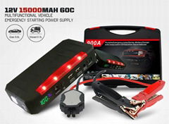 15000MAH Car Jump Starter with LCD display