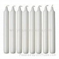 white taper candle