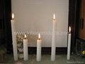 white taper candle 5
