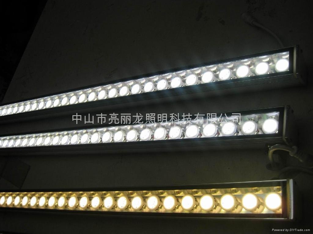 LED洗牆燈戶外防水洗牆裝飾燈線型投光燈亮麗龍照明 2