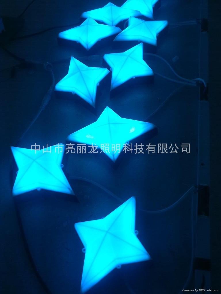 LED四角星點光源戶外牆面裝飾星光燈酒店點綴燈亮麗龍直供 4