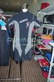 Short sleeve shorty wetsuit back zip -093 1