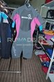 Short sleeve shorty wetsuit back zip -093 2