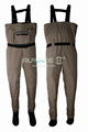 Waterproof breathable chest fishing wader 1