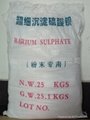 Superfine precipitated barium sulfate
