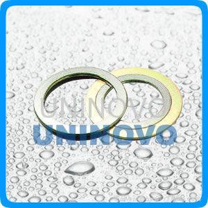 Spiral wound gasket with inner and outer ring  2