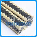 Expanded graphite braided packing reinforced by metal wire 4