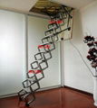 南京高档家用半自动铝合金伸缩楼梯