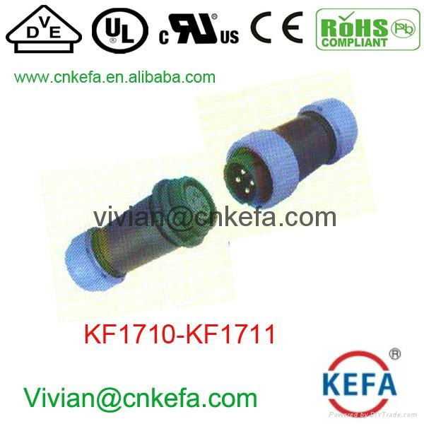 Water proof IP67 circular connector KF1310 4