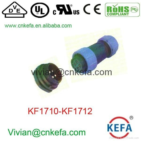 Water proof IP67 circular connector KF1310 5