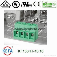 65A 1000V PCB screw terminal block single pin KF136HT-10.16