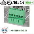 triple row level screw PCB terminal block KF128