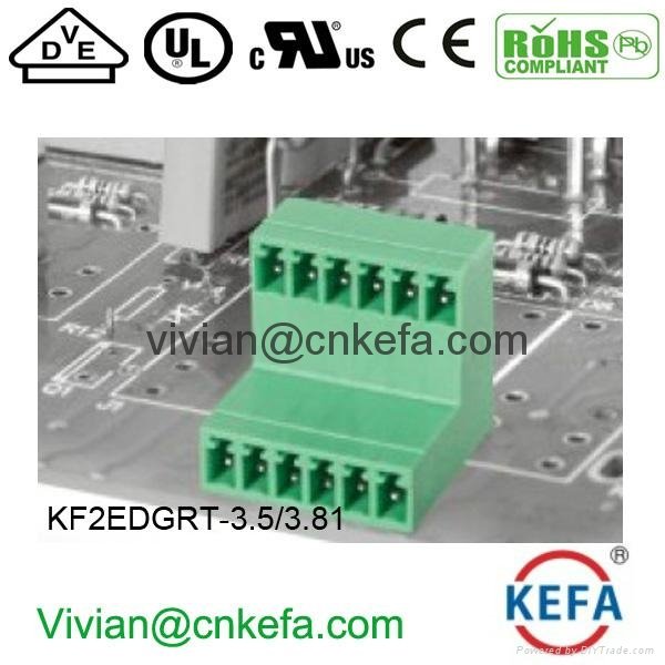 插拔式接線端子KF2EDGVH/RH 3
