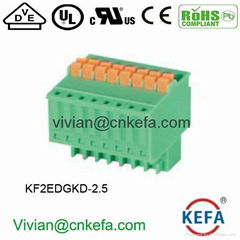 Plug in pressTerminal Block  2EDGKD-2.5 KF2EDGV/R-2.5