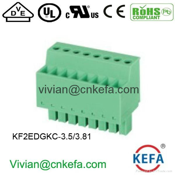 Plug in female male wire connector terminal block 