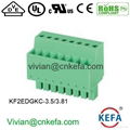 Plug in female male wire connector