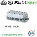 Spring terminal block connector dual row 2 level wire connector 2