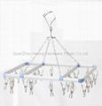 Aluminium Alloy Sock Rack (with 24 clips) 