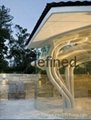 Hot curved glass