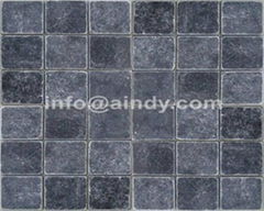  blue limestone mosaic