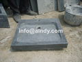 blue limestone square wash basin 3